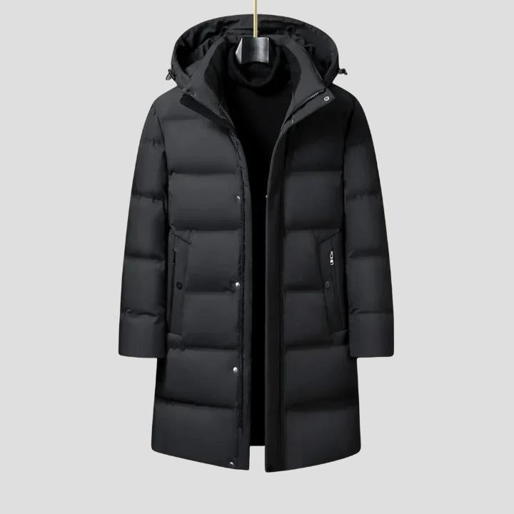 Men’s Insulated Hooded Winter Parka Waterproof Thermal Coat