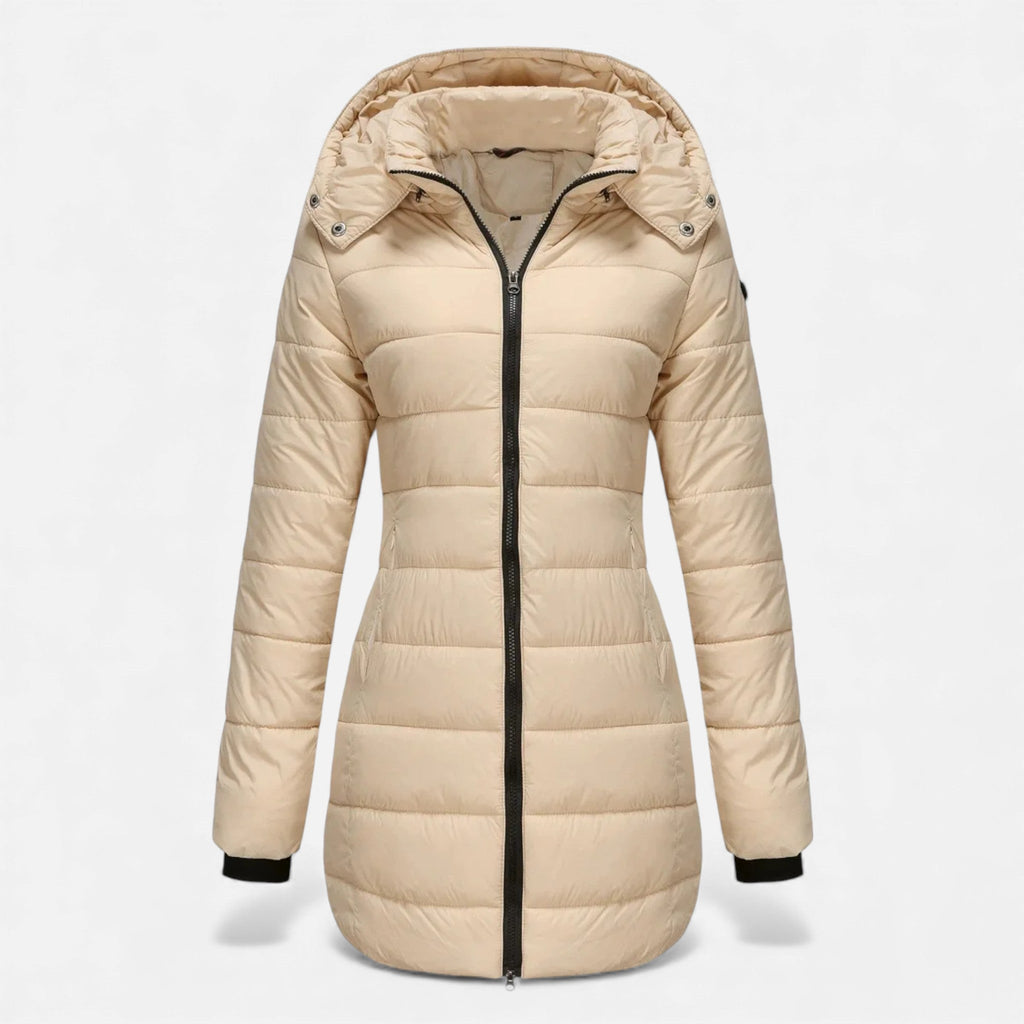 Women’s Quilted Cotton-Blend Autumn Winter Jacket