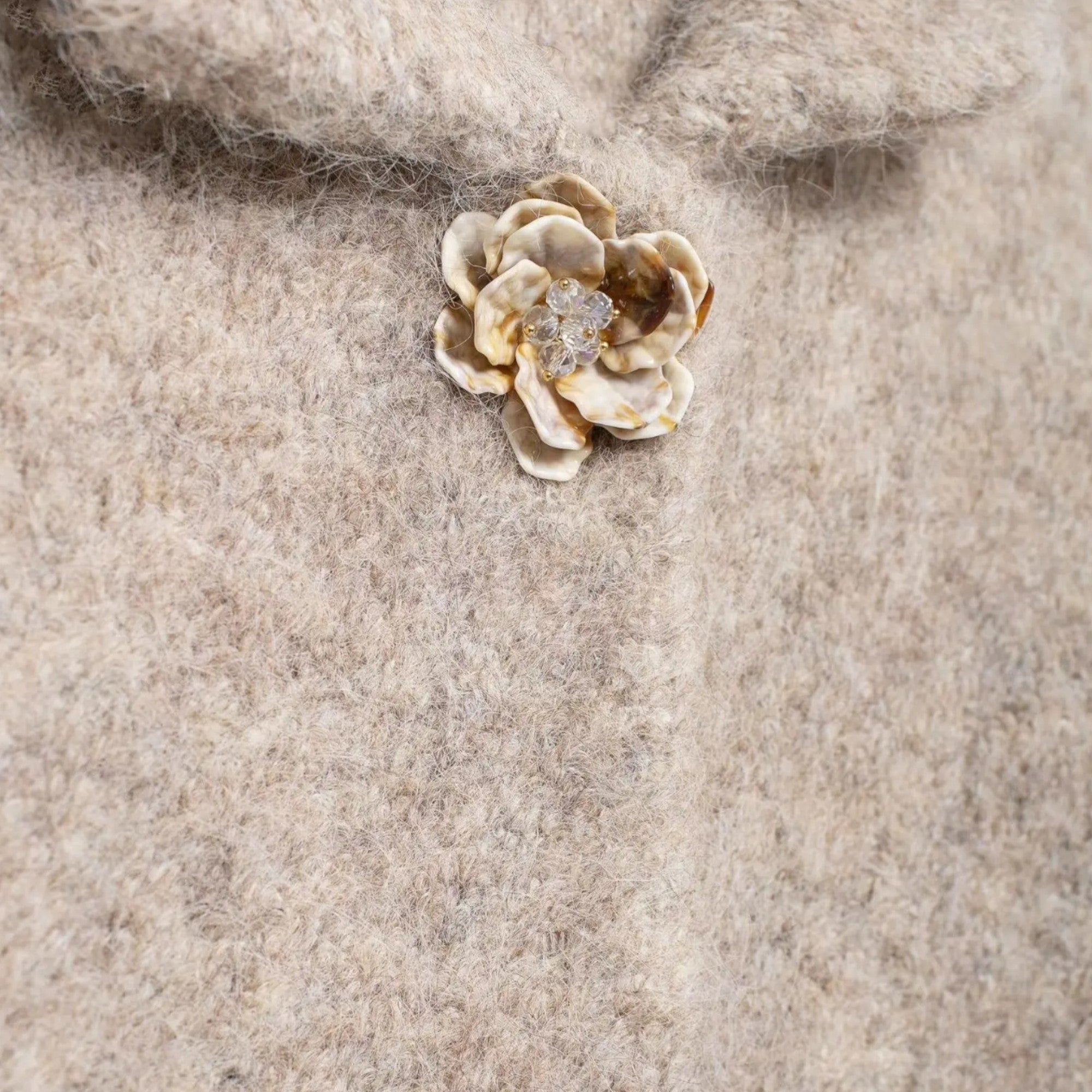 Women's Floral Button Cardigan