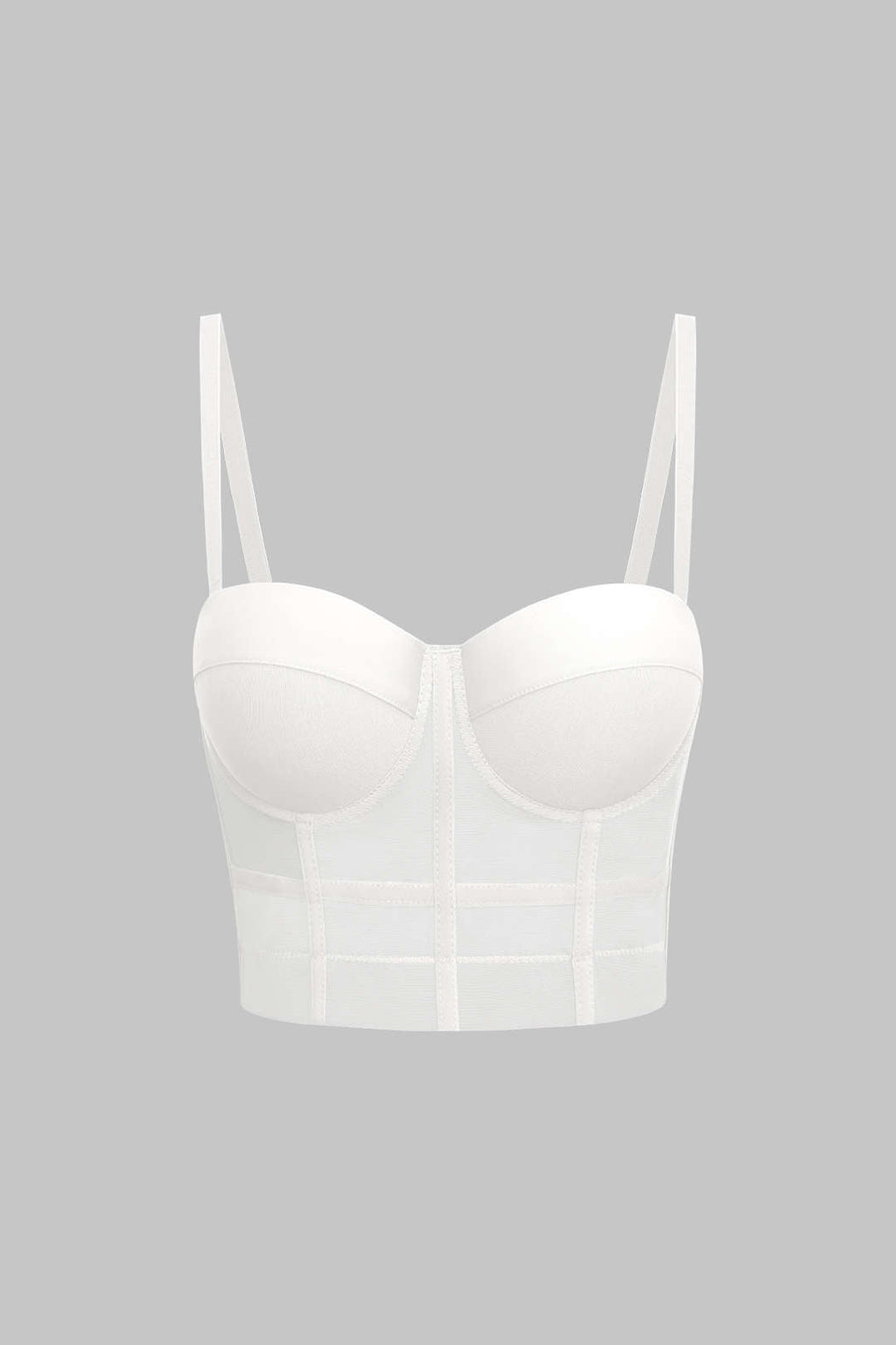 Luxury Mesh Bustier Top with Underwire – Women’s Transparent Fitted Top for Special Occasions