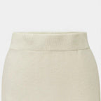 Women’s Wool A-Line Split Midi Skirt