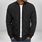 Fabian Men's Padded Bomber Jacket | Quilted Insulated Bomber Jacket for Men | Casual Streetwear & Everyday Winter Outerwear