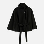 Women’s Short Belted Cape Coat