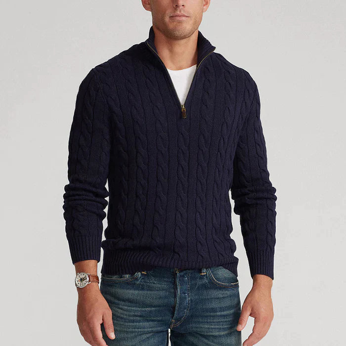 Levi | Men's Classic Wool Pullover Sweater – Warm Knit Pullover