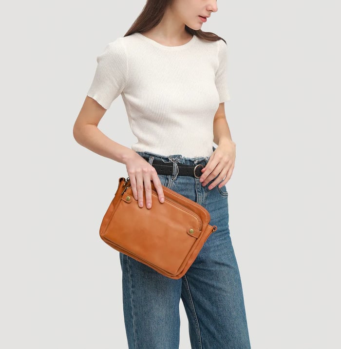 Ysabel Women's High-Quality Faux Leather Shoulder Bag | Luxury Vegan Leather Handbag for Women | Elegant Everyday Smart Casual Bag & Gift