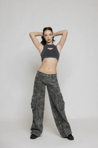 Bethanny Women's Camouflage Cargo Pants | Relaxed Fit Camo Trousers for Women | Streetwear & Casual Everyday Wear