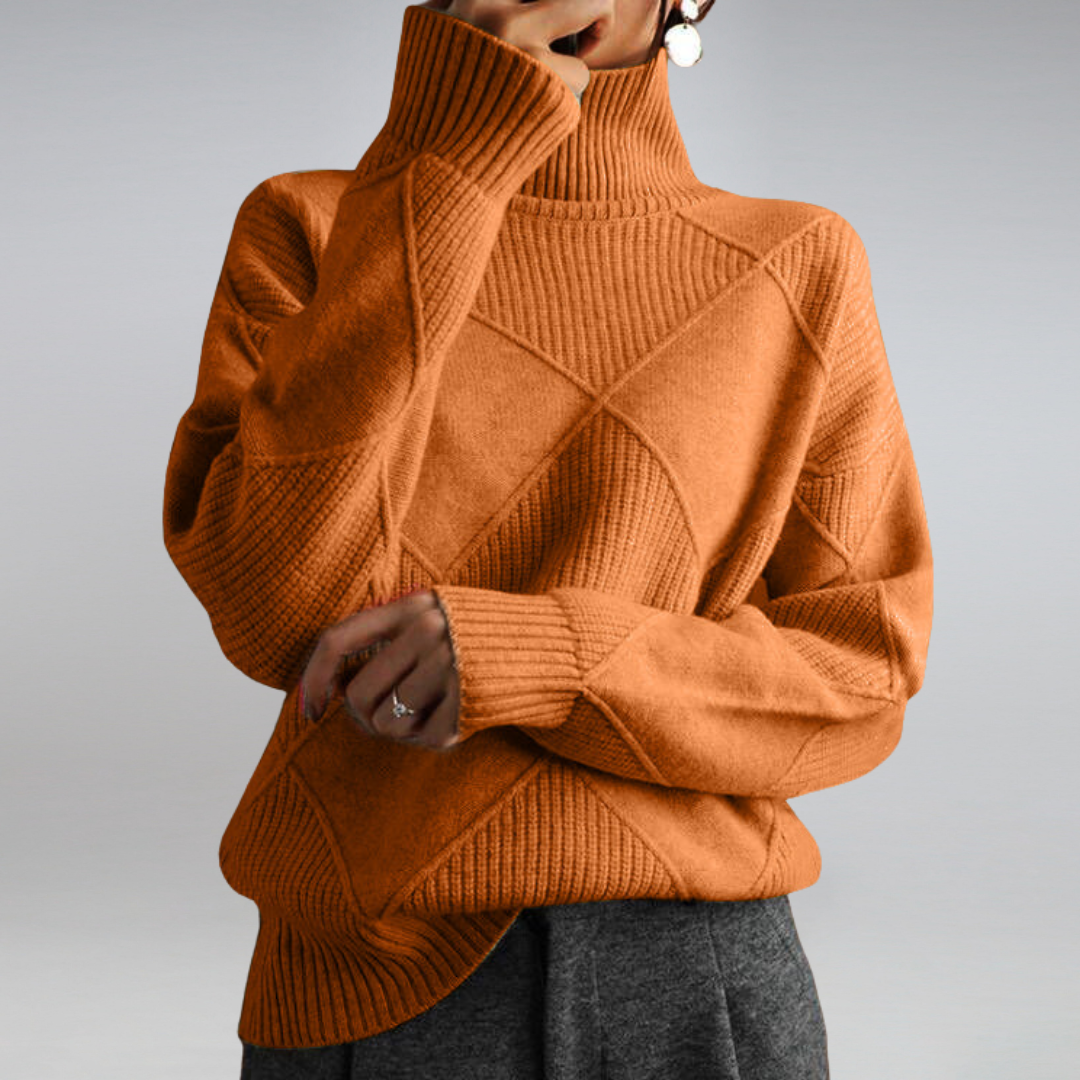 Kina Soft Cashmere Turtleneck Comfortable Warm & Elegant