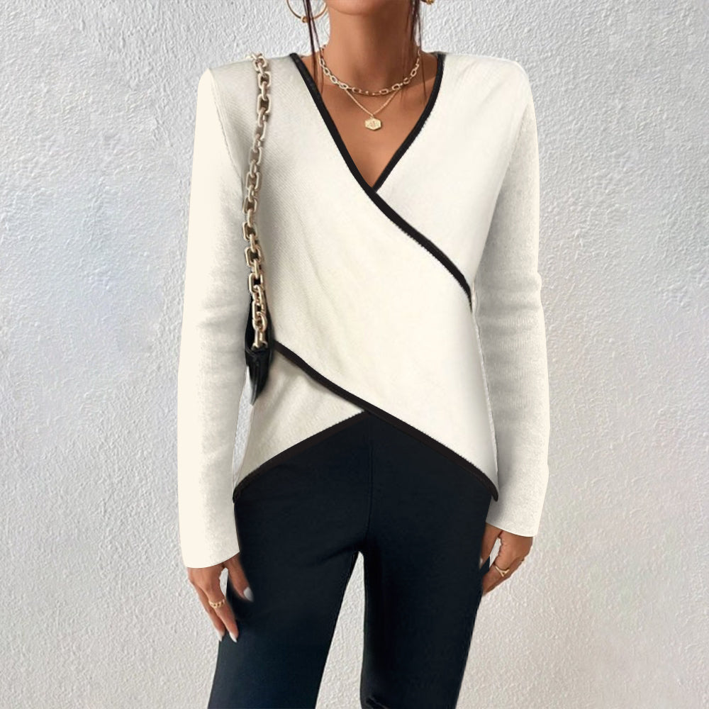 Naya Sweater Women – Luxury V-Neck Sweater with Comfortable Fit & Elegant and Timeless Design