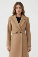 Women’s Long Coat Elegant Outerwear Warmth