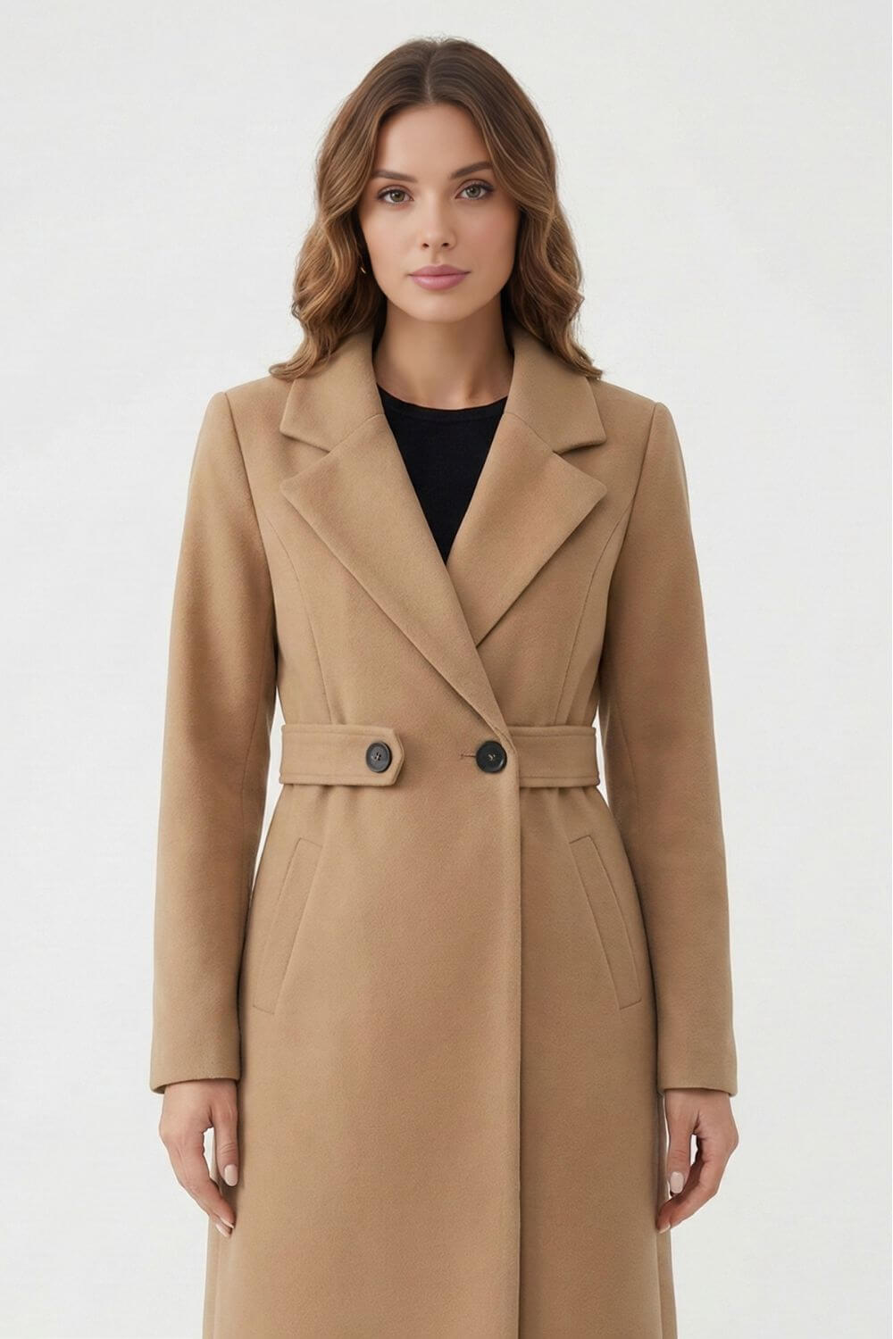 Women’s Long Coat Elegant Outerwear Warmth
