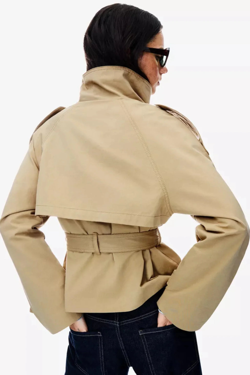 Éliane Women's Classic Lightweight Autumn Trench Coat | Mid-Length Everyday Outerwear for Women