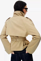 Éliane Women's Classic Lightweight Autumn Trench Coat | Mid-Length Everyday Outerwear for Women