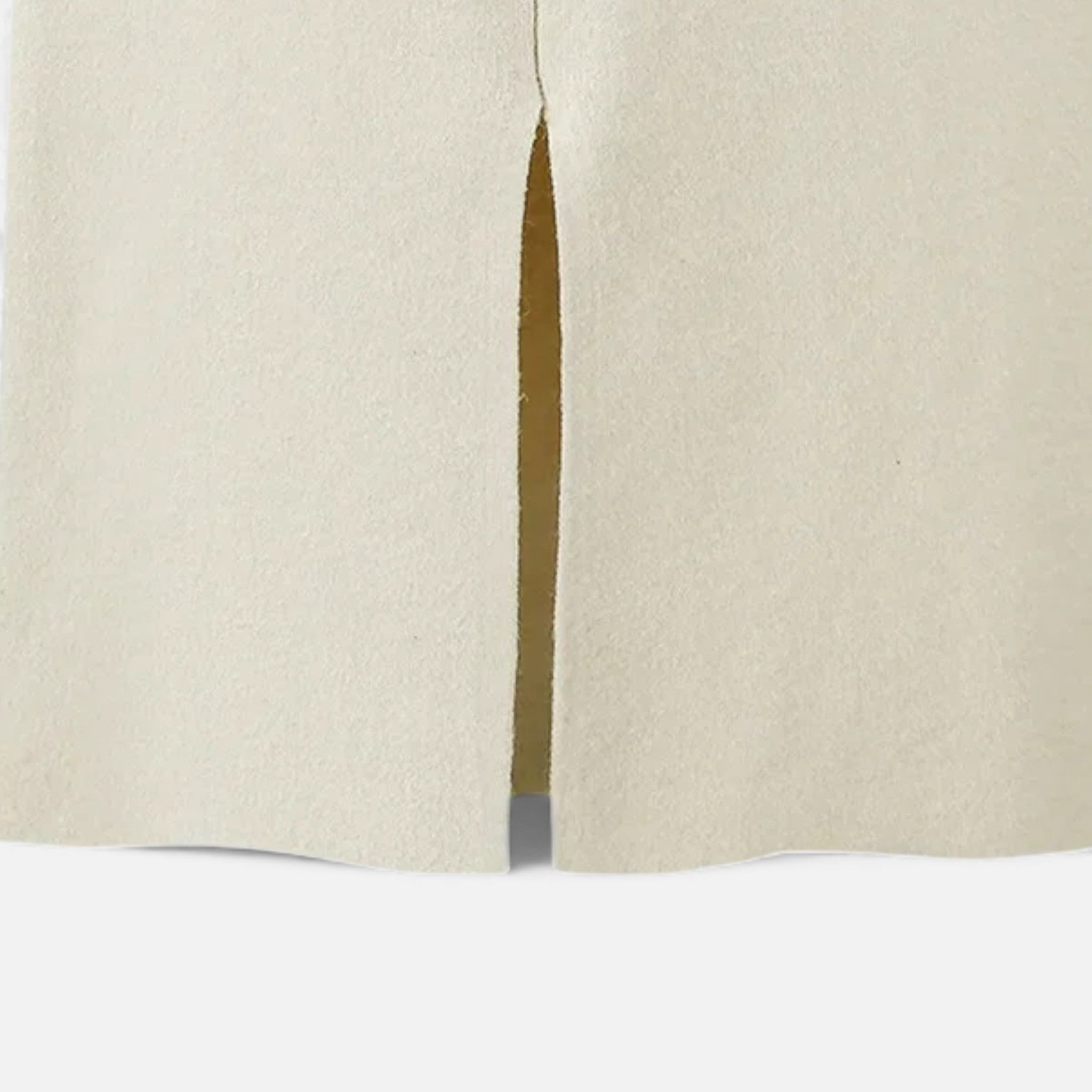 Women’s Wool A-Line Split Midi Skirt