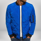 Fabian Men's Padded Bomber Jacket | Quilted Insulated Bomber Jacket for Men | Casual Streetwear & Everyday Winter Outerwear