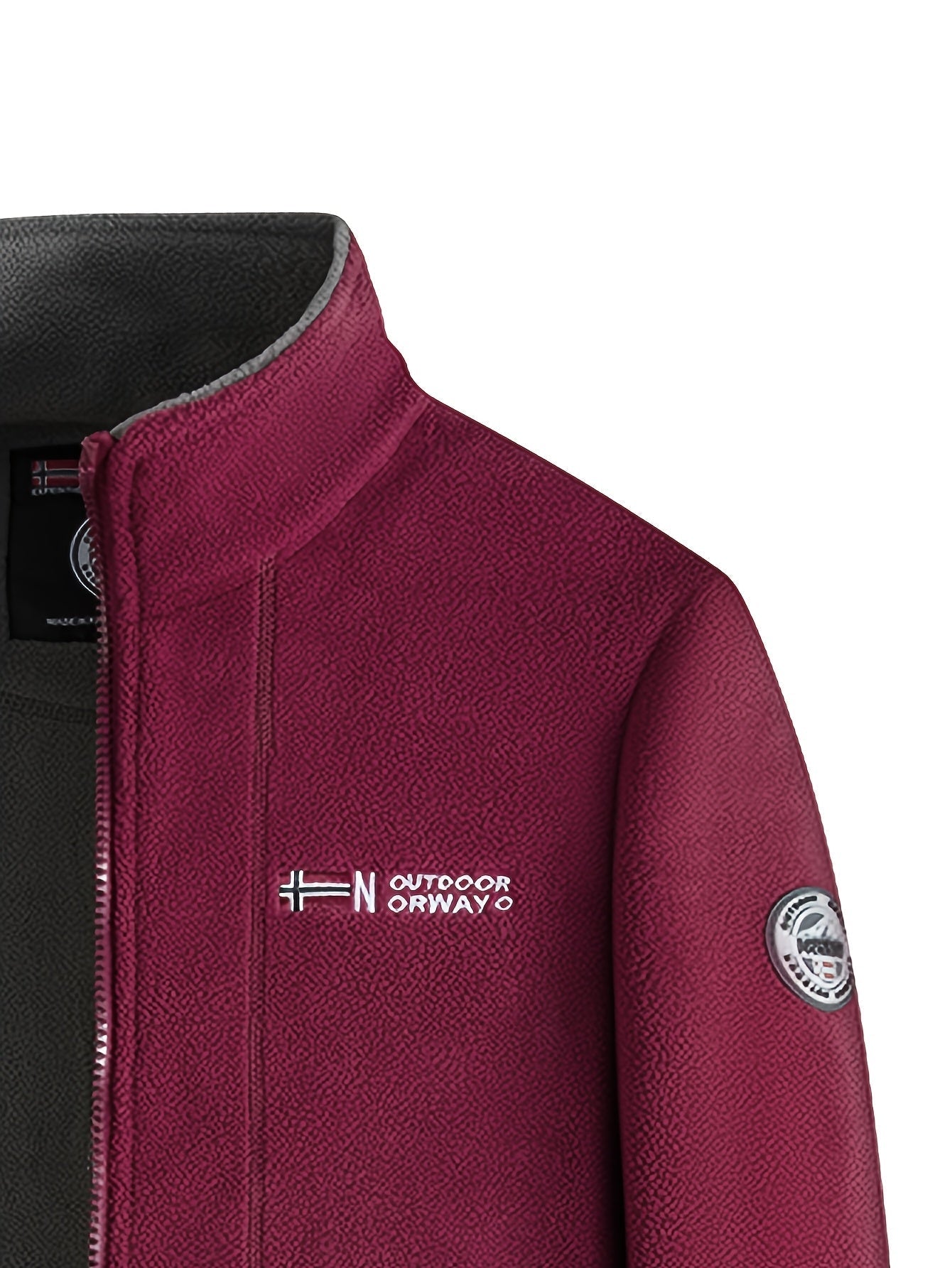 Julius Veste Polaire Outdoor Homme – Soft, Warm & Light with Protective Collar