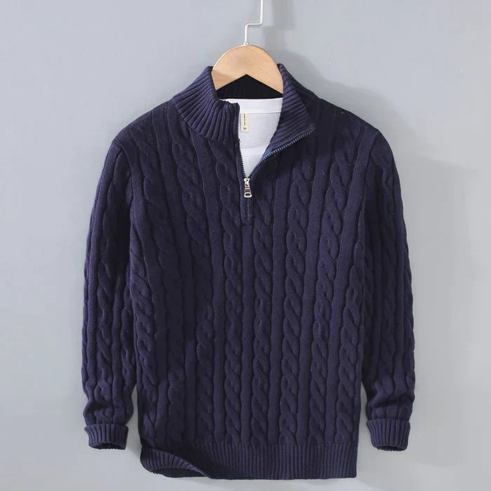 Levi | Men's Classic Wool Pullover Sweater – Warm Knit Pullover