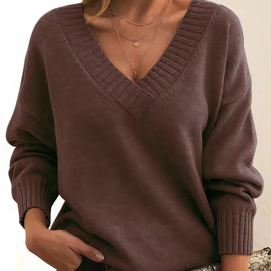 Danielle Women's Cashmere Blend Sweater | Ultra-Soft Fashionable Knit Jumper for Women | Luxury Smart Casual Knitwear