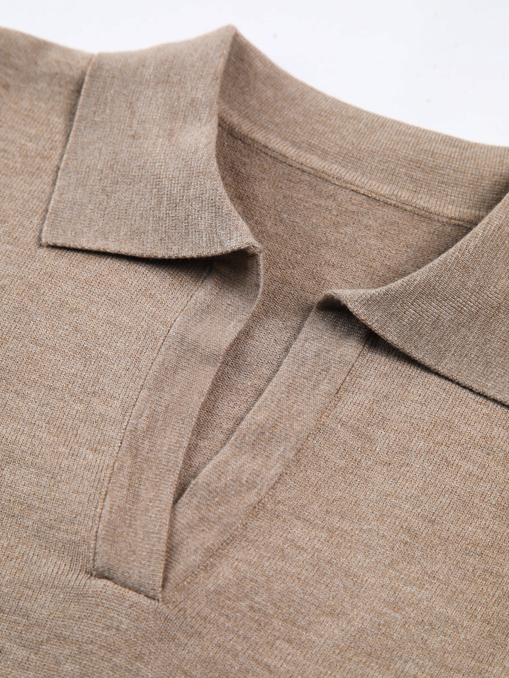 Leonore Women's Collared V-Neck Jumper | Soft Knit Polo Collar Sweater | Smart Casual Knitwear