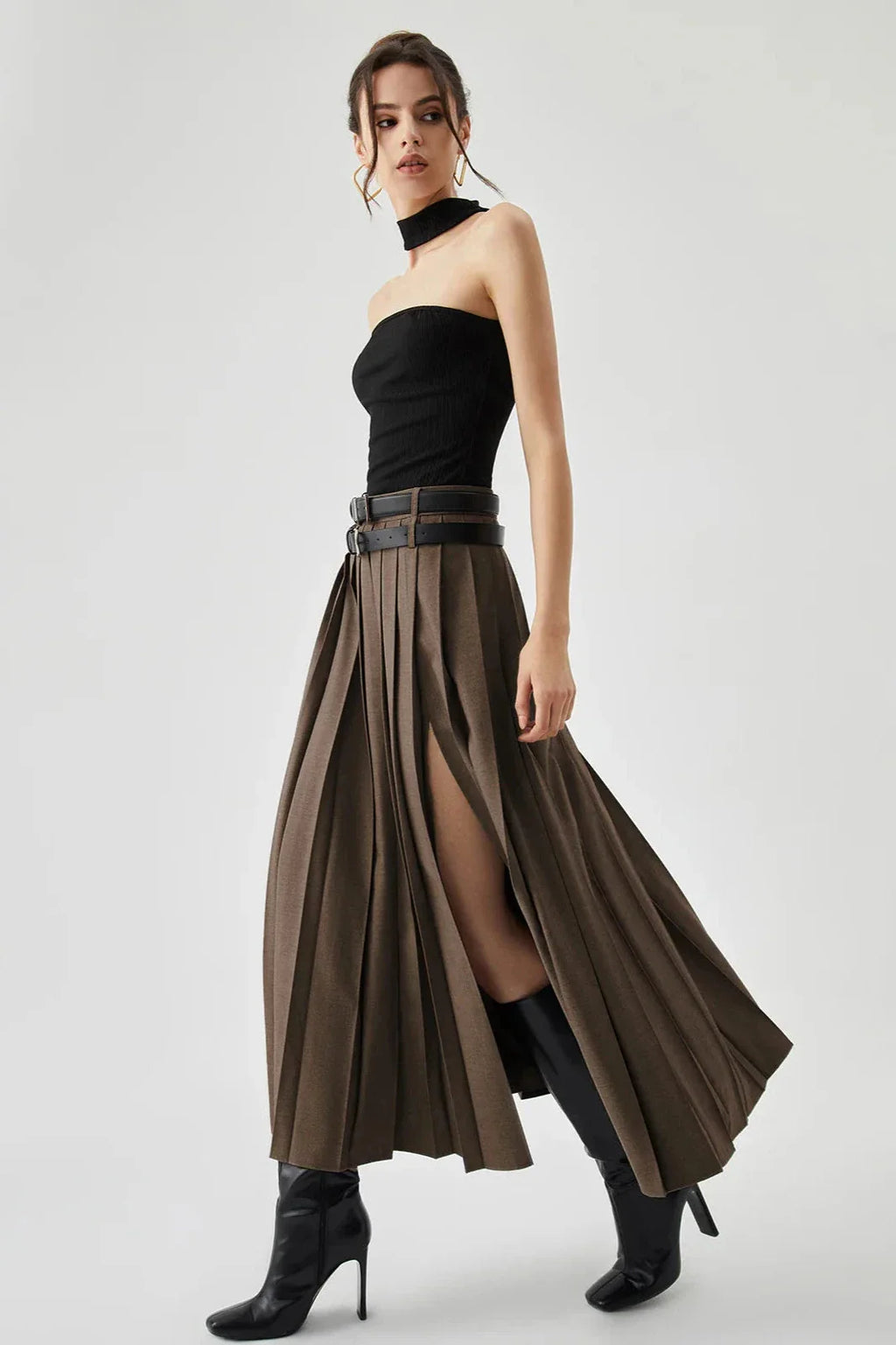 Caitlin Women's Maxi Skirt | Elegant Flowing Floor-Length Skirt for Women | Casual & Smart Everyday Style