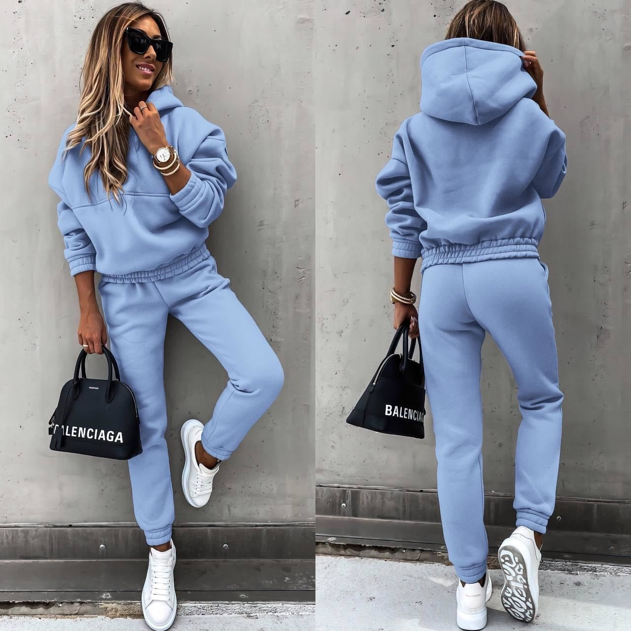 Elane Women's Jogging Set – Soft Comfort & Modern Style for Daily Relaxation