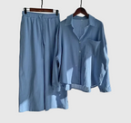 Vivianne Women's Linen Summer Co-Ord Set | Casual Everyday Linen Two-Piece for Women