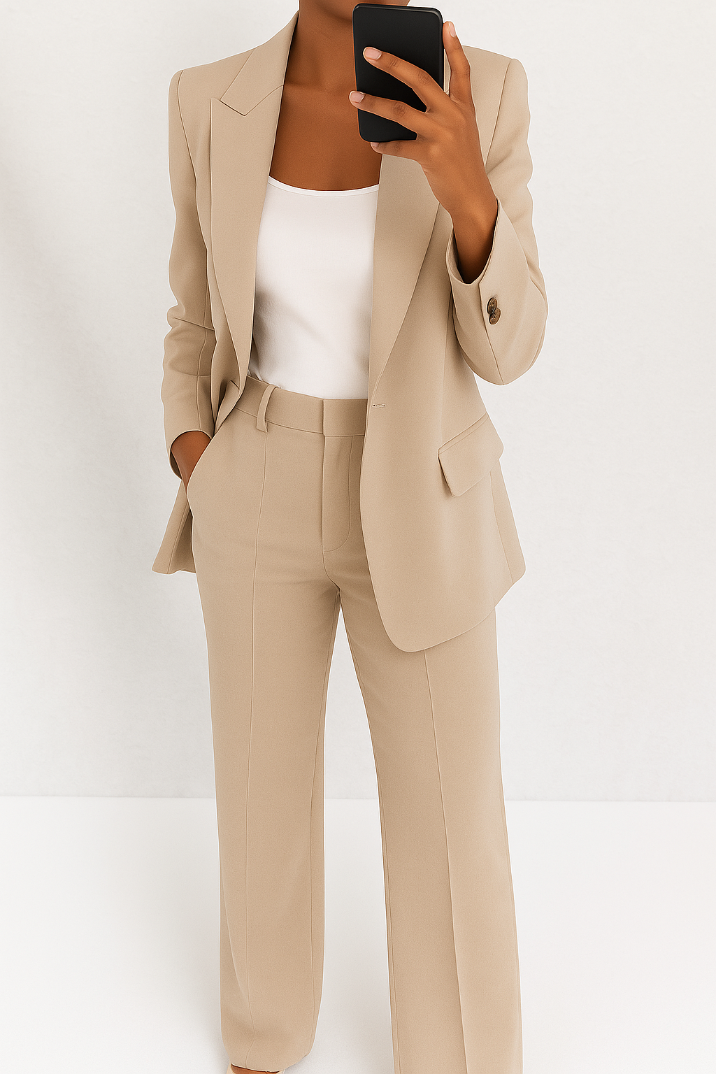 Brenda Women's Timeless Tailored Set | Classic Blazer & Trouser Co-Ord for Women | Smart Power Dressing Office & Everyday Wear