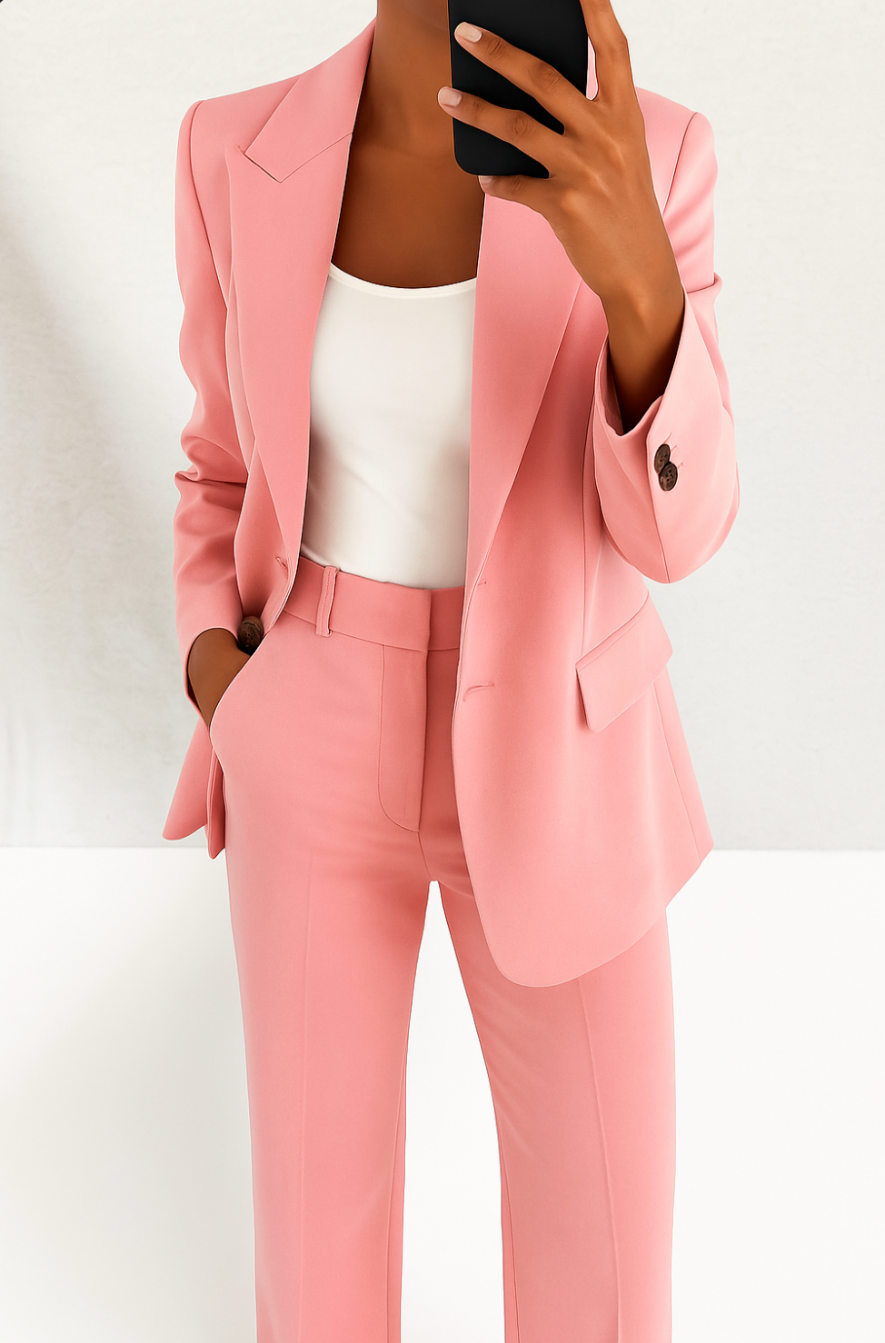 Brenda Women's Timeless Tailored Set | Classic Blazer & Trouser Co-Ord for Women | Smart Power Dressing Office & Everyday Wear