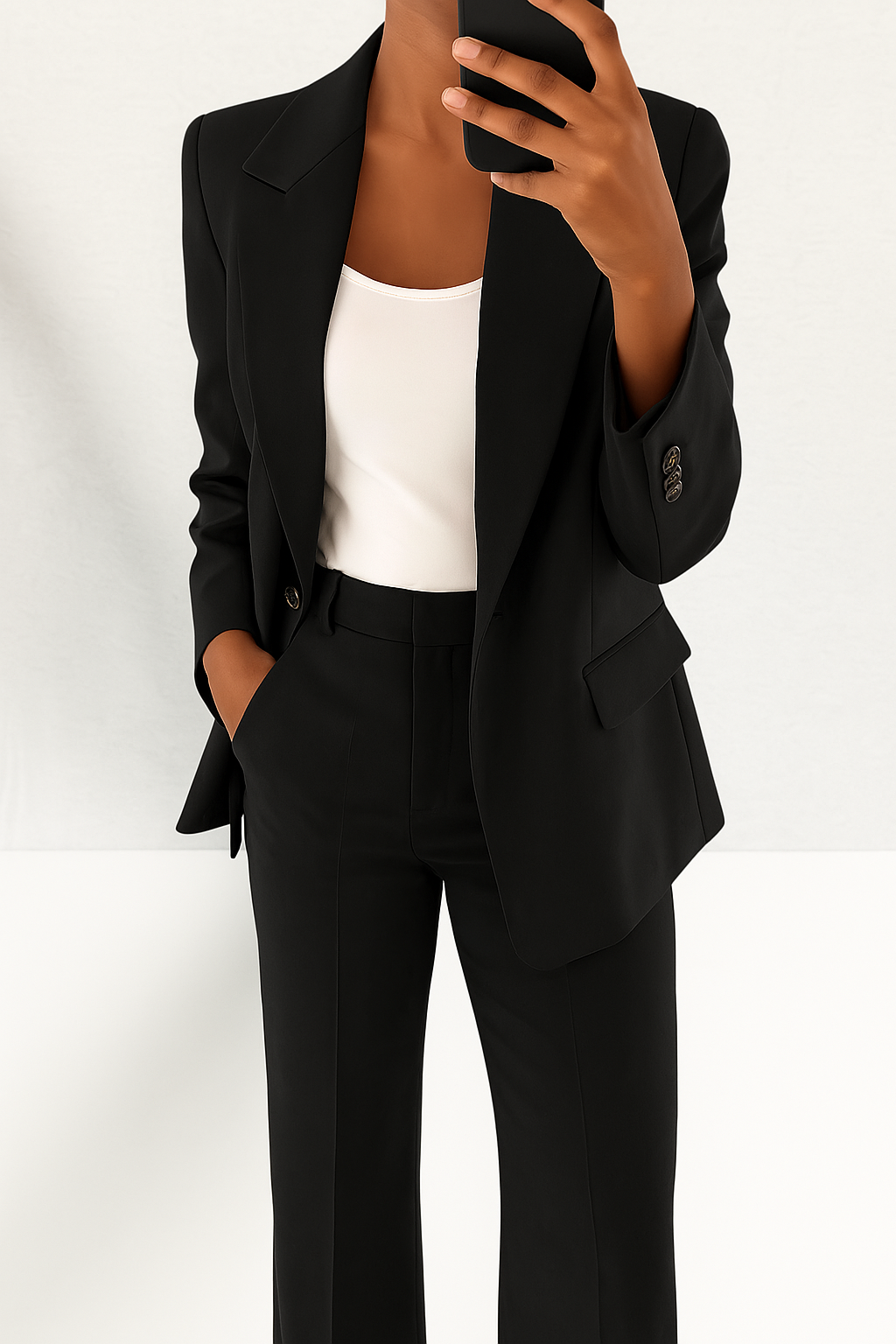 Brenda Women's Timeless Tailored Set | Classic Blazer & Trouser Co-Ord for Women | Smart Power Dressing Office & Everyday Wear