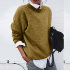 Celesto Men's Luxury Cashmere Blend Crew Neck Sweater | Soft Premium Knit Jumper for Men | Smart Casual Everyday Knitwear