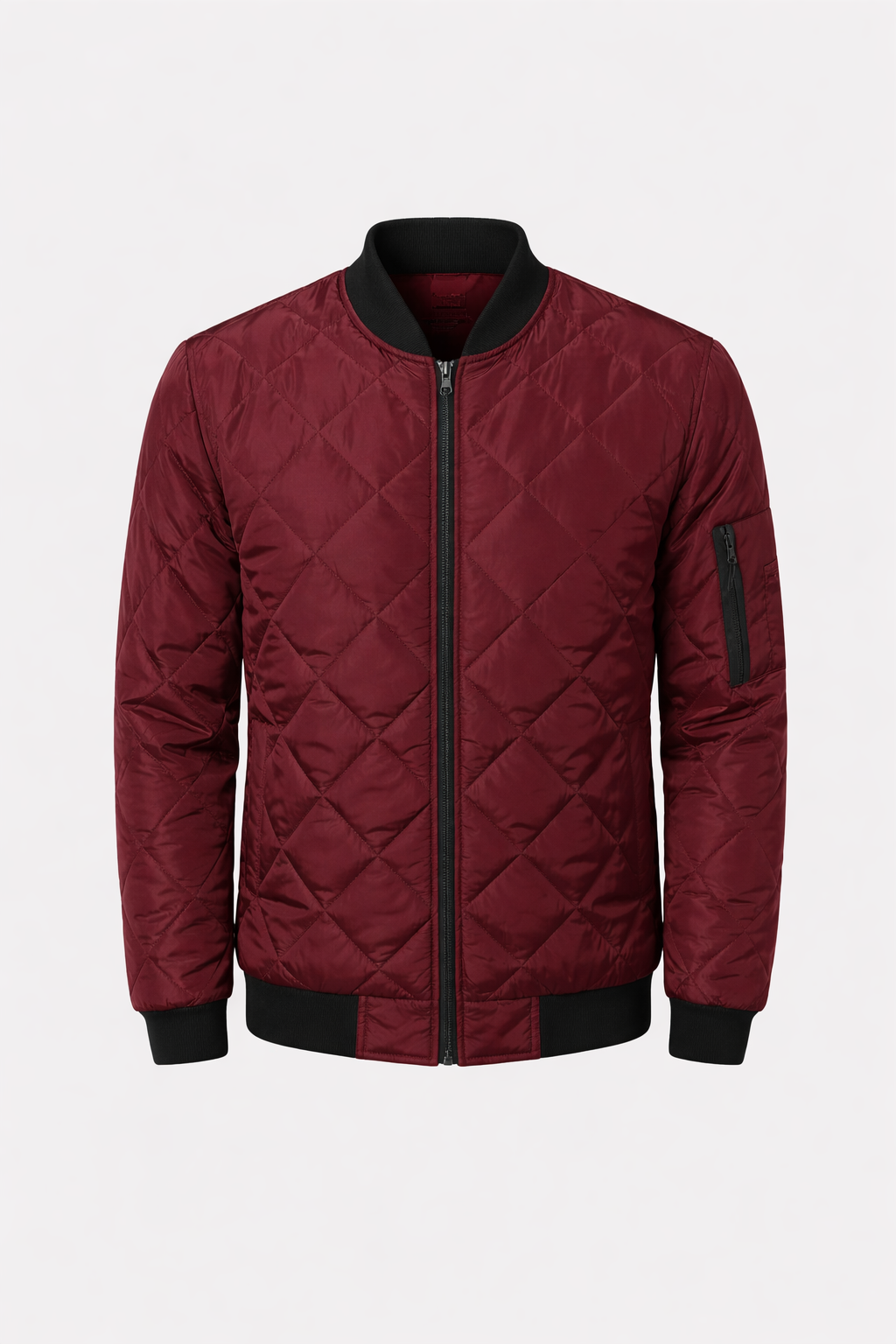 Fabian Men's Padded Bomber Jacket | Quilted Insulated Bomber Jacket for Men | Casual Streetwear & Everyday Winter Outerwear