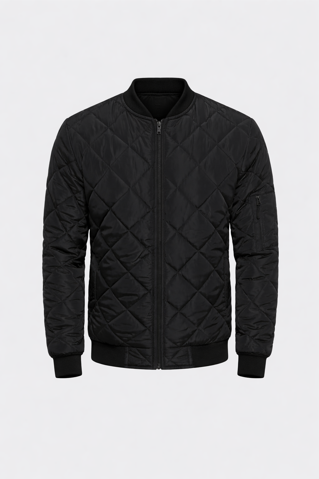 Fabian Men's Padded Bomber Jacket | Quilted Insulated Bomber Jacket for Men | Casual Streetwear & Everyday Winter Outerwear