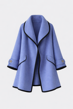 Jacky Women's Longline Wool Blend Coat | Classic Tailored Maxi Wool Coat for Women | Elegant Smart Casual Winter Outerwear