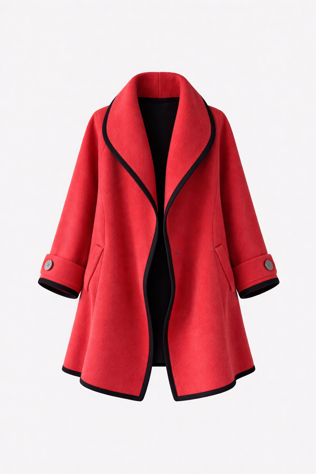 Jacky Women's Longline Wool Blend Coat | Classic Tailored Maxi Wool Coat for Women | Elegant Smart Casual Winter Outerwear