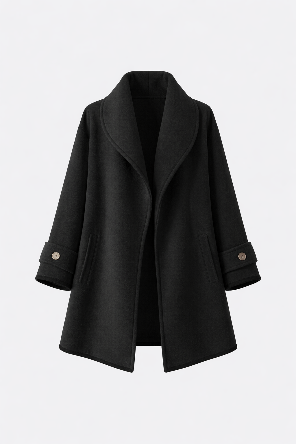 Jacky Women's Longline Wool Blend Coat | Classic Tailored Maxi Wool Coat for Women | Elegant Smart Casual Winter Outerwear