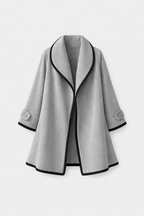 Jacky Women's Longline Wool Blend Coat | Classic Tailored Maxi Wool Coat for Women | Elegant Smart Casual Winter Outerwear