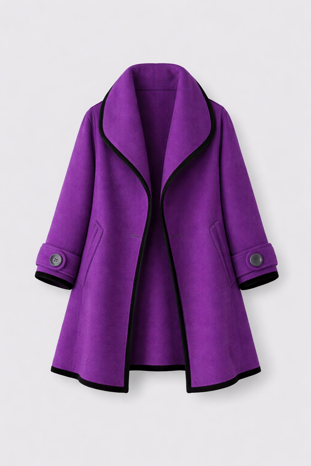 Jacky Women's Longline Wool Blend Coat | Classic Tailored Maxi Wool Coat for Women | Elegant Smart Casual Winter Outerwear