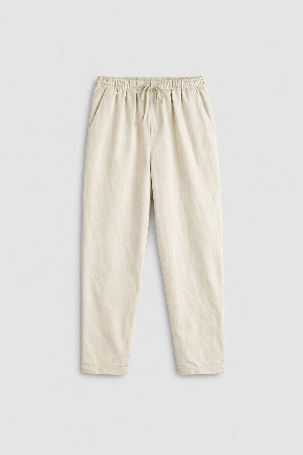 Alessio Men's Comfortable Linen Cotton Casual Pants | Lightweight Breathable Trousers for Men | Relaxed Everyday Smart Casual