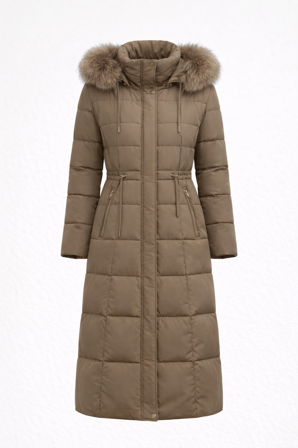 Women’s Long Faux Fur Puffer Coat