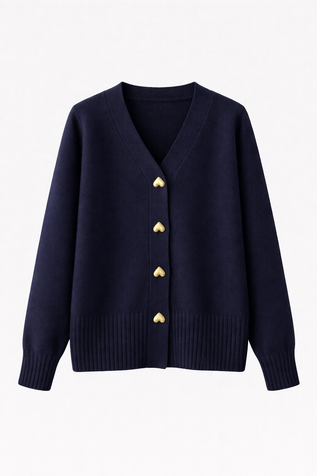 Rosalinde Women's Cashmere Blend Oversized Button Cardigan | Solid Colour Slouchy Knit Cardigan for Women
