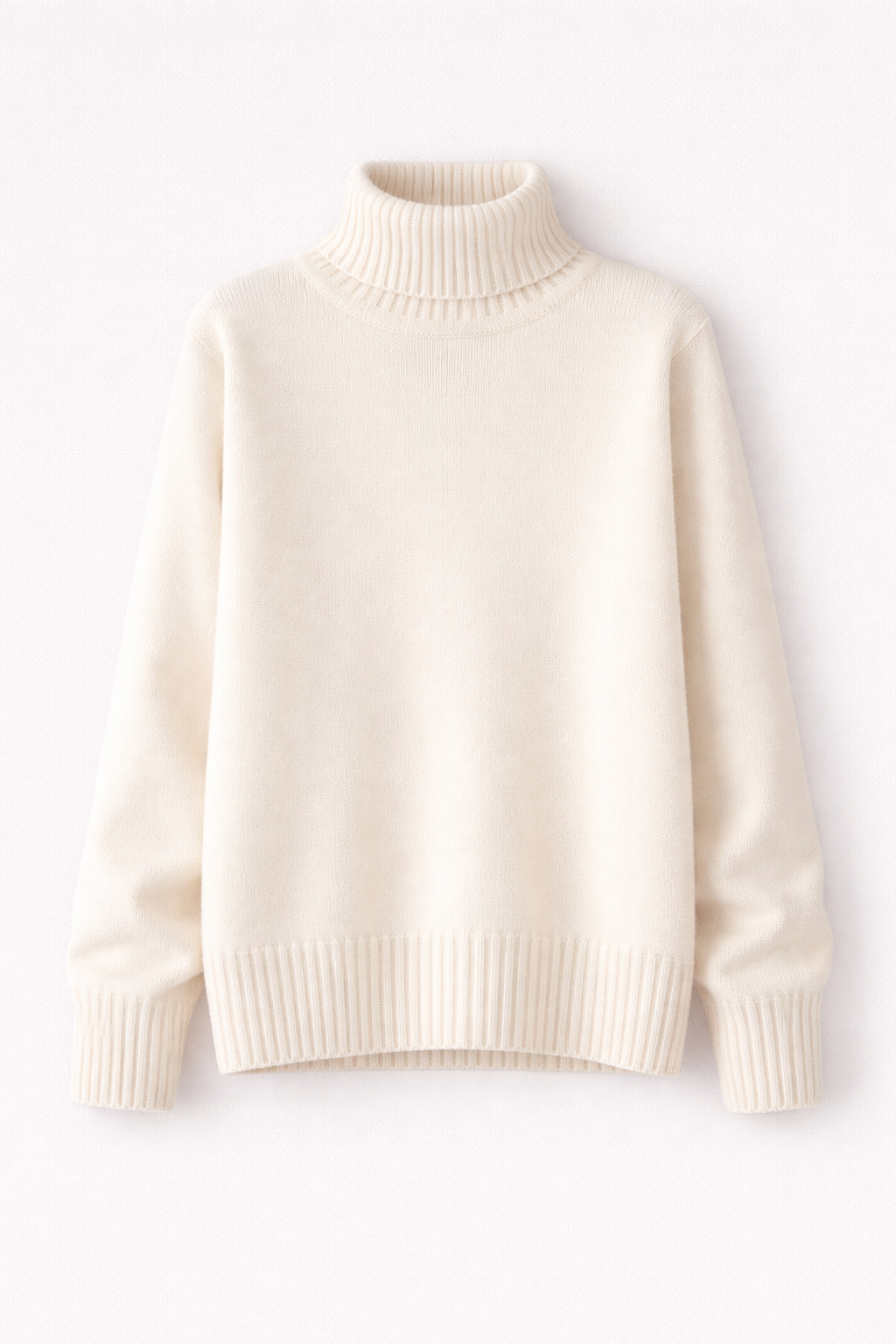 Isadora Women's Cashmere Blend Turtleneck Sweater | Soft & Warm Roll Neck Jumper for Women | Classic Regular Fit Luxury Winter Knitwear