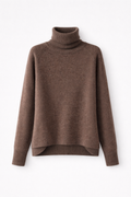 Isadora Women's Cashmere Blend Turtleneck Sweater | Soft & Warm Roll Neck Jumper for Women | Classic Regular Fit Luxury Winter Knitwear