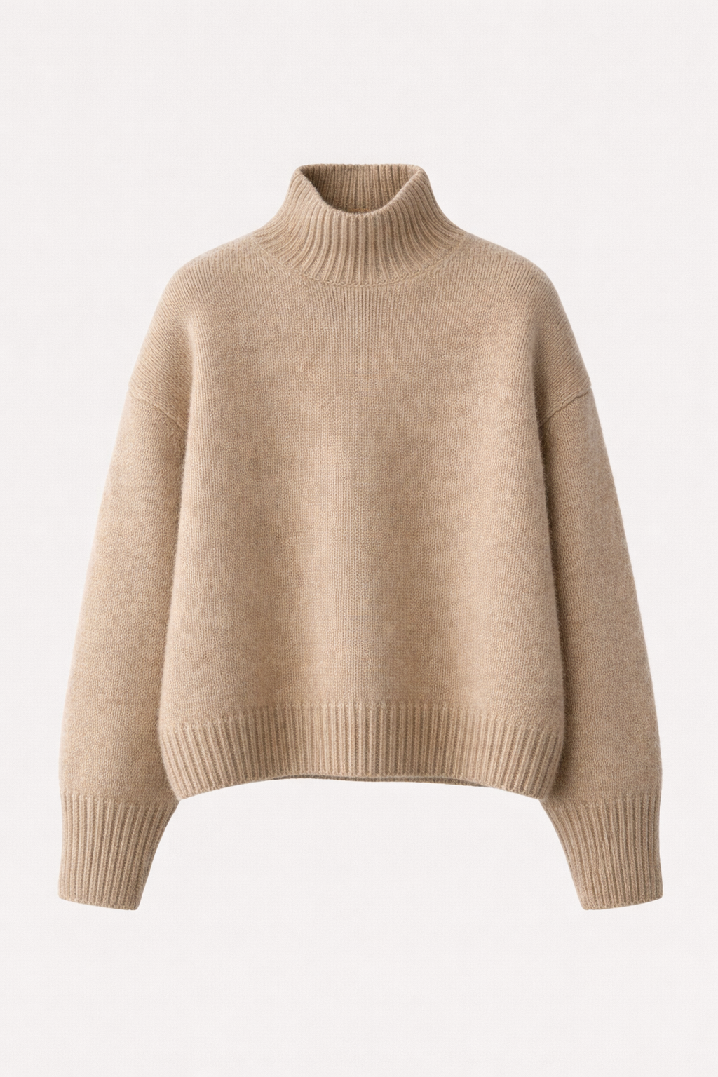 Celestine Women's Cashmere Oversized Turtleneck Sweater | Soft Luxury Slouchy Roll Neck Jumper