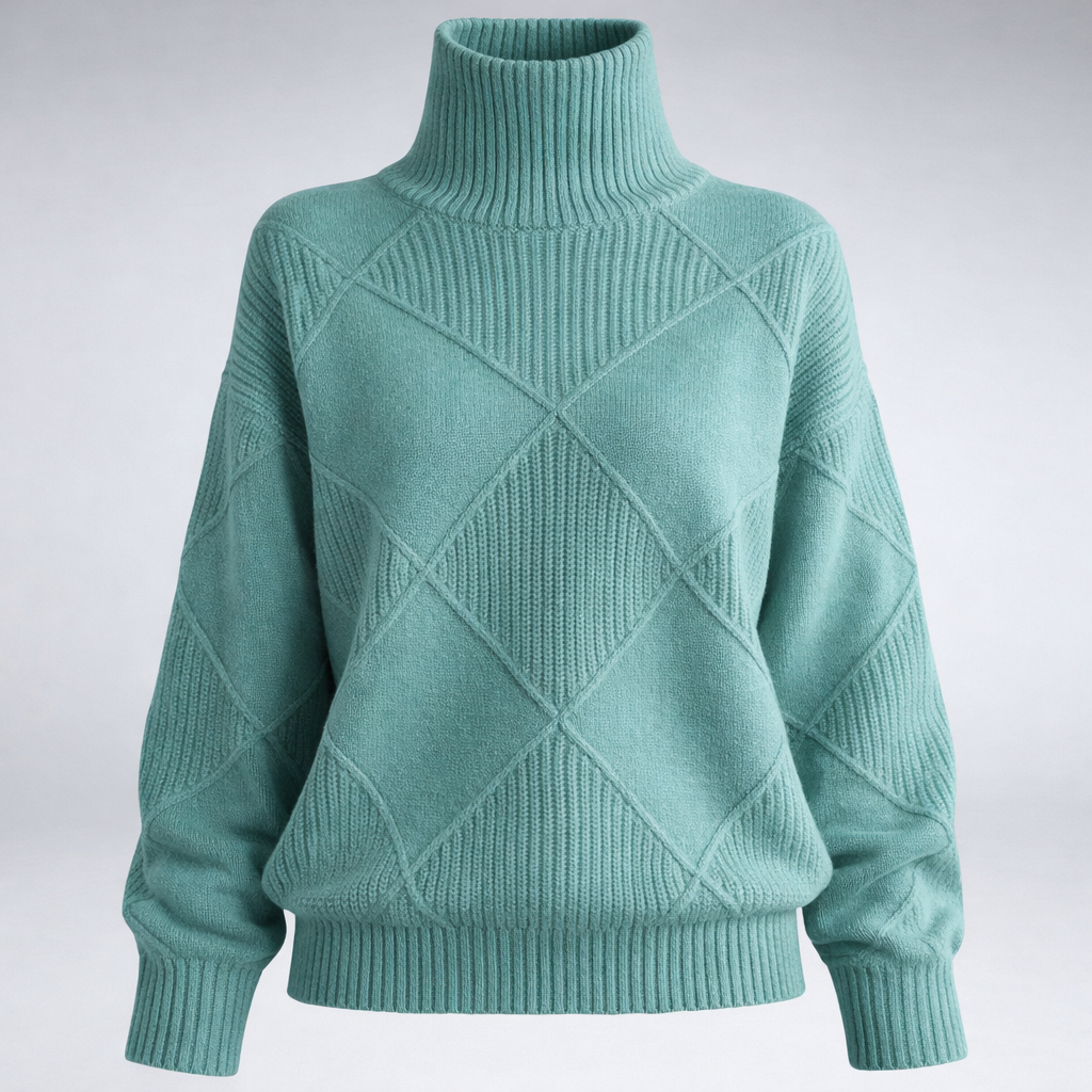 Kina Soft Cashmere Turtleneck Comfortable Warm & Elegant