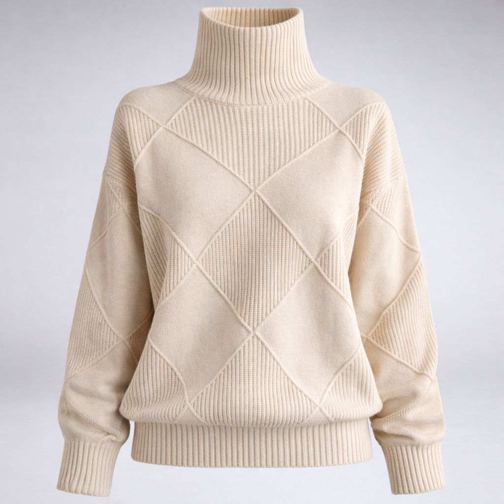 Kina Soft Cashmere Turtleneck Comfortable Warm & Elegant