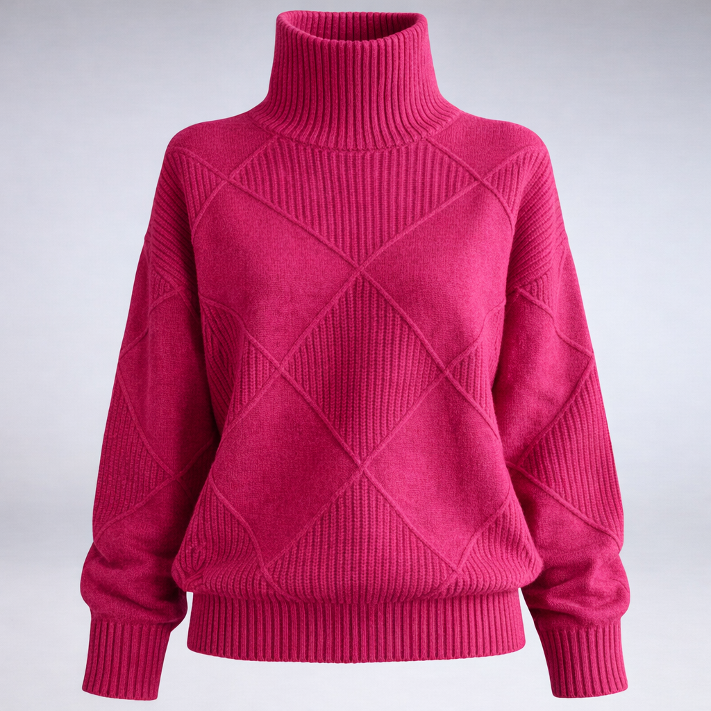 Kina Soft Cashmere Turtleneck Comfortable Warm & Elegant