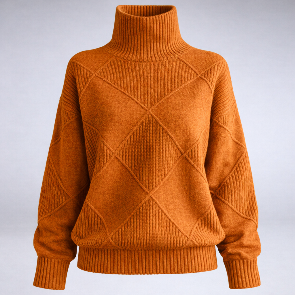 Kina Soft Cashmere Turtleneck Comfortable Warm & Elegant