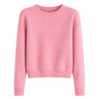 Sina Women's Cashmere Sweater Classic Round Neck & Timeless Elegance
