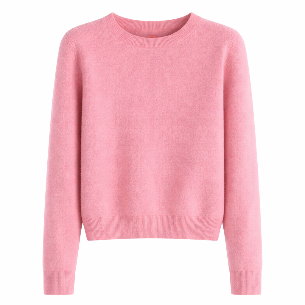 Sina Women's Cashmere Sweater Classic Round Neck & Timeless Elegance