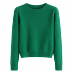 Sina Women's Cashmere Sweater Classic Round Neck & Timeless Elegance