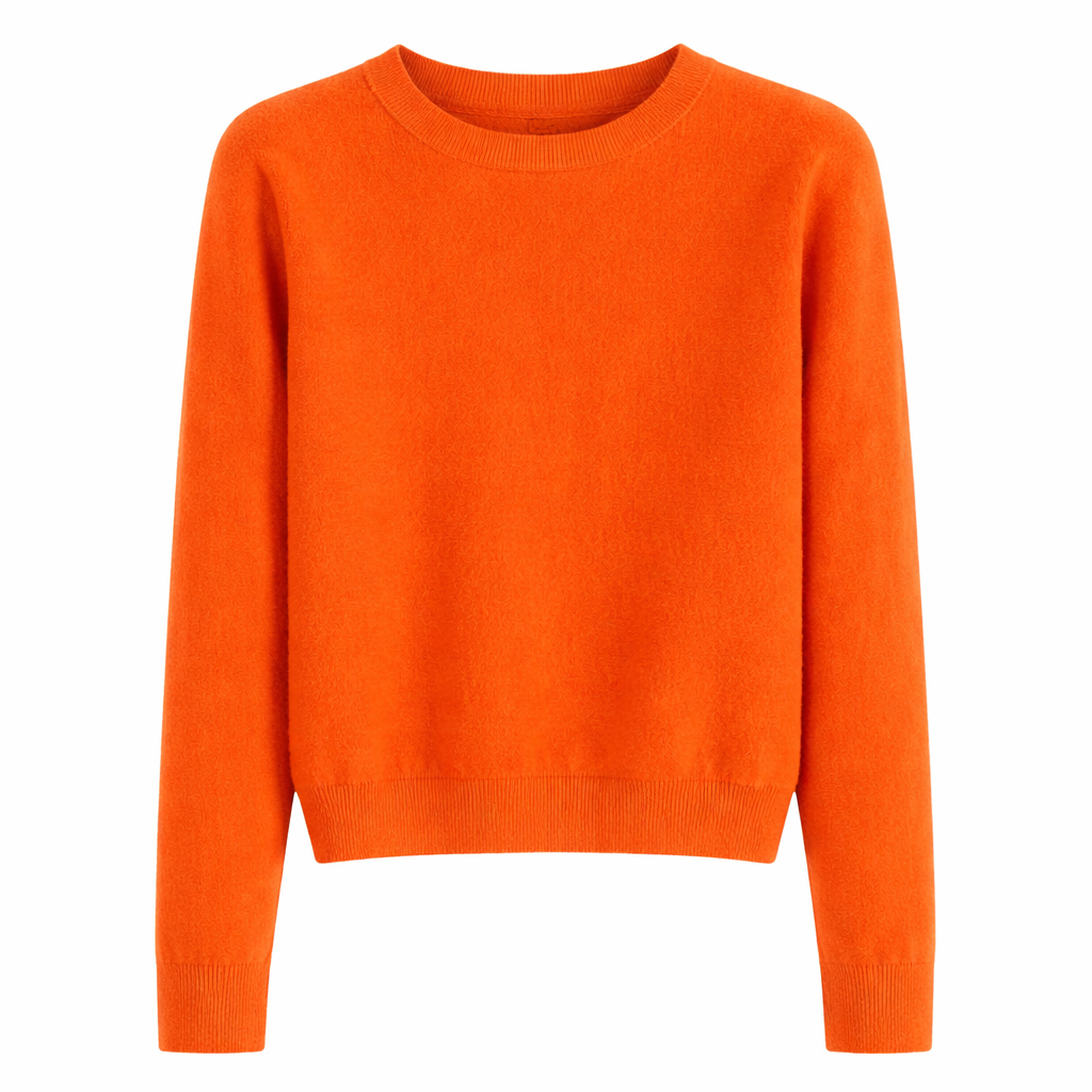 Sina Women's Cashmere Sweater Classic Round Neck & Timeless Elegance